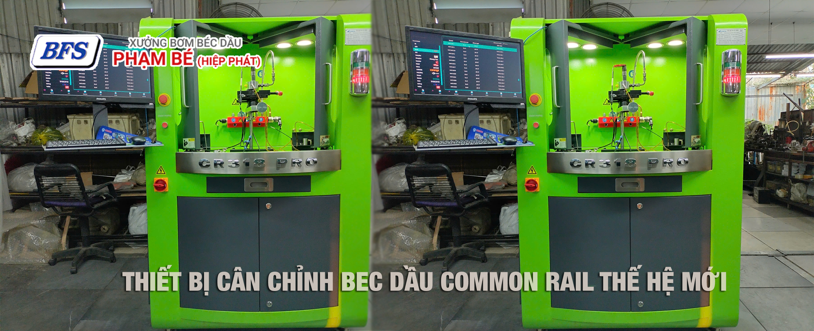 THIẾT BỊ CÂN CHỈNH BEC DẦU COMMON RAIL THẾ HỆ MỚI